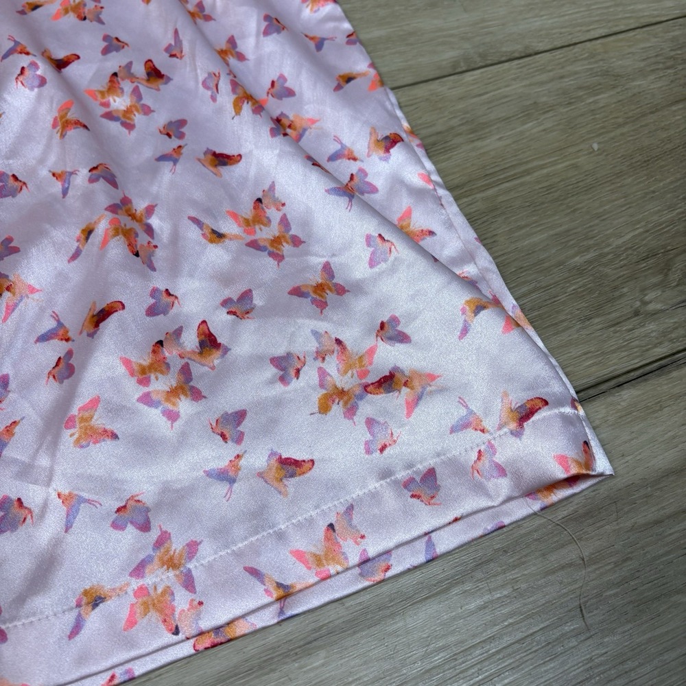 Victoria Secret Womens Size S/M Butterfly Print Lightweight Robe Light Pink - Picture 2 of 8